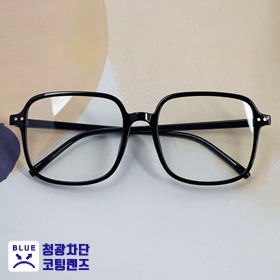 [TR no.B-1803]빅사이즈 사각 패션 뿔테 안경 보급형 자외선 청광차단 코팅렌즈하루홀릭,남자,여자,수제안경,메탈안경,티타늄안경테,패션안경