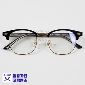 [TR no.BU-2389]오버사이즈 사각 라운드형 패션 하금테 안경보급형 자외선 청광차단 코팅렌즈하루홀릭,남자,여자,수제안경,메탈안경,티타늄안경테,패션안경