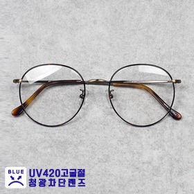 [Meister NO.M-0042]국내생산 베이직 라운드 남녀공용 메탈안경 하드멑티코팅 블루라이트 차단 렌즈 + 국산 CR39 선글라스 클립하루홀릭,남자,여자,수제안경,메탈안경,티타늄안경테,패션안경