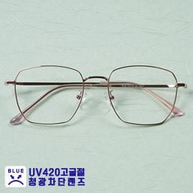 [Titan no.TBL-1812]사각 스퀘어 티타늄안경테 UV420 자외선 블루라이트 차단 고굴절 청광렌즈하루홀릭,남자,여자,수제안경,메탈안경,티타늄안경테,패션안경
