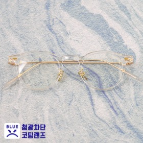 [TR no.BU-2050]원형 라운드 동그란 패션 뿔테 메탈콤비 투명안경테 보급형 자외선 블루라이트 차단 렌즈하루홀릭,남자,여자,수제안경,메탈안경,티타늄안경테,패션안경