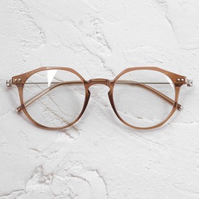 [TR no.BU-3517]라운드형 다각형 메탈 콤비 가벼운 패션 뿔테안경보급형 자외선 블루라이트 차단렌즈하루홀릭,남자,여자,수제안경,메탈안경,티타늄안경테,패션안경