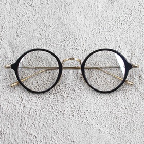 [Loid no.KM-1110]동그란 원형 복고 빈티지 티타늄 솔텍스 수제안경하루홀릭,남자,여자,수제안경,메탈안경,티타늄안경테,패션안경