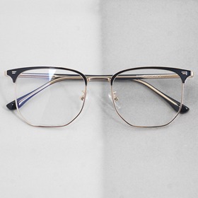 [Metal no.K-1616]메탈 스퀘어타입 다각형 패션 하금테안경하루홀릭,남자,여자,수제안경,메탈안경,티타늄안경테,패션안경