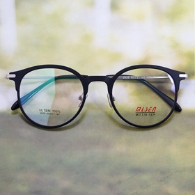 [Ultem no.UL-2626]남녀공용 동그란 메탈콤비 가벼운 울템안경하루홀릭,남자,여자,수제안경,메탈안경,티타늄안경테,패션안경