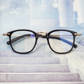 [Loid no.OV-608]사각라운드 빈티지 티타늄 뿔테콤비 수제안경하루홀릭,남자,여자,수제안경,메탈안경,티타늄안경테,패션안경