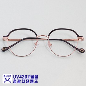 [Titan no.TBL-3518]빈티지 라운드 원형 티타늄 소재 하금테안경UV420 고굴절 자외선 블루라이트 차단 렌즈하루홀릭,남자,여자,수제안경,메탈안경,티타늄안경테,패션안경