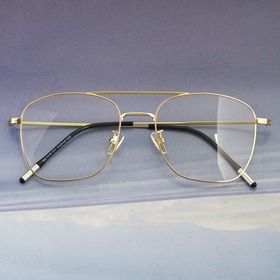 [Metal no.B-0111]빈티지 투브릿지 메탈 보잉안경테하루홀릭,남자,여자,수제안경,메탈안경,티타늄안경테,패션안경