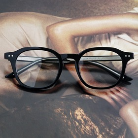 [Optil no.O-0326]사각라운드 자외선 차단 패션 빈티지 뿔테안경하루홀릭,남자,여자,수제안경,메탈안경,티타늄안경테,패션안경