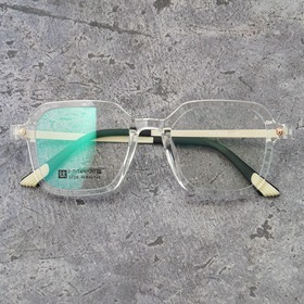 [Nologo no.NB-6805] 사각 빈티지 메탈 콤비 패션 투명 뿔테안경하루홀릭,남자,여자,수제안경,메탈안경,티타늄안경테,패션안경