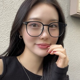 [TR no.BU-1260]사각라운드형 투명 무광 패션 뿔테안경보급형 자외선 블루라이트 차단 렌즈하루홀릭,남자,여자,수제안경,메탈안경,티타늄안경테,패션안경