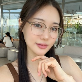 [Nologo no.NB-5238]오버사이즈 빈티지 반뿔테 복고 하금테 안경하루홀릭,남자,여자,수제안경,메탈안경,티타늄안경테,패션안경