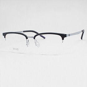 [Titan no.T-2072]사각 베타티타늄 소재 초경량 하프프레임 반무테 안경하루홀릭,남자,여자,수제안경,메탈안경,티타늄안경테,패션안경